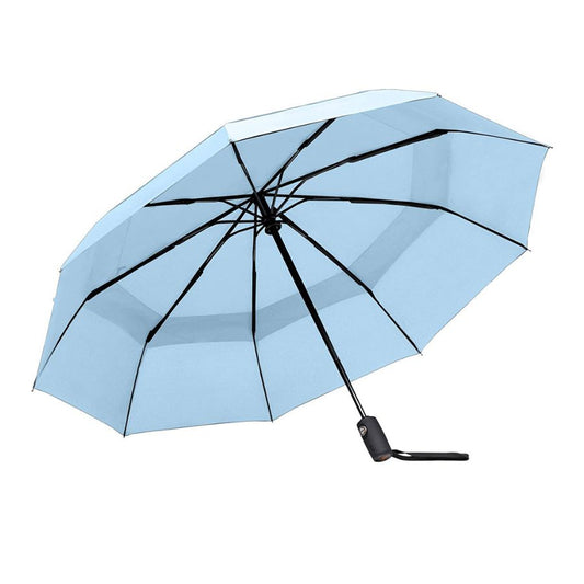 Automatic Umbrella, Portable, Travel Size, Color: Baby Blue