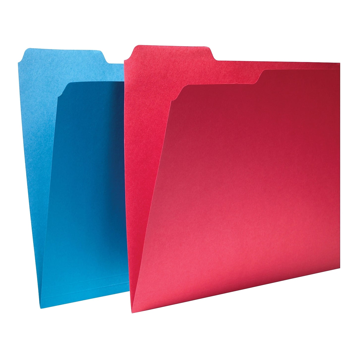 3 Tab Top Tab Folders, Assorted Colors