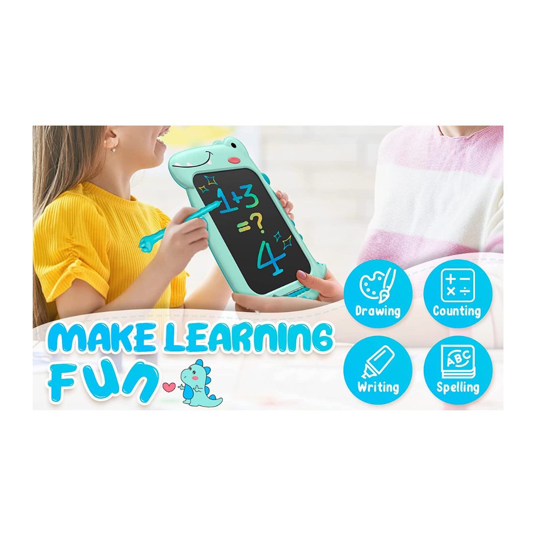 10 Inch Learning Drawing Dinosaur Board (Pool Blue)